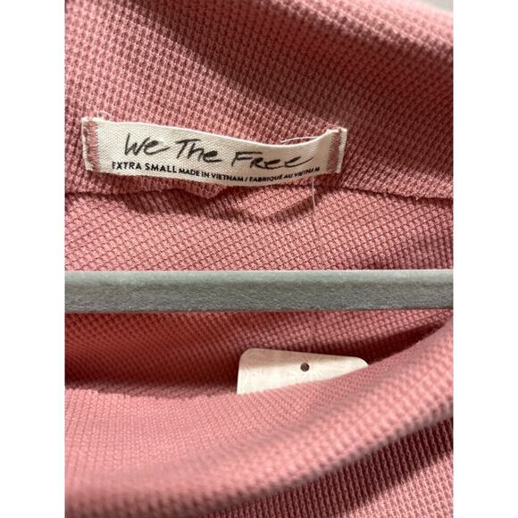 NWT Free People We The Free Fuji Thermal Top in Rose Sz XS - Picture 4 of 11